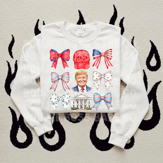 Trump & Bows (leave color in notes)