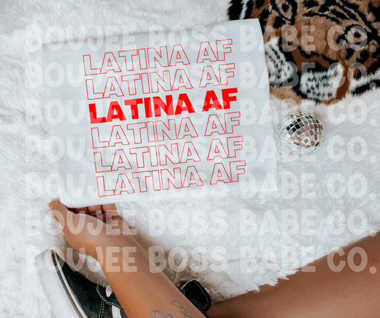 Latina AF (leave color in notes)